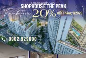 The Peak Midtown tầng 2 và 3 - Giá Shophouse bằng giá căn hộ. Thanh toán 20% đến tháng 9/2026