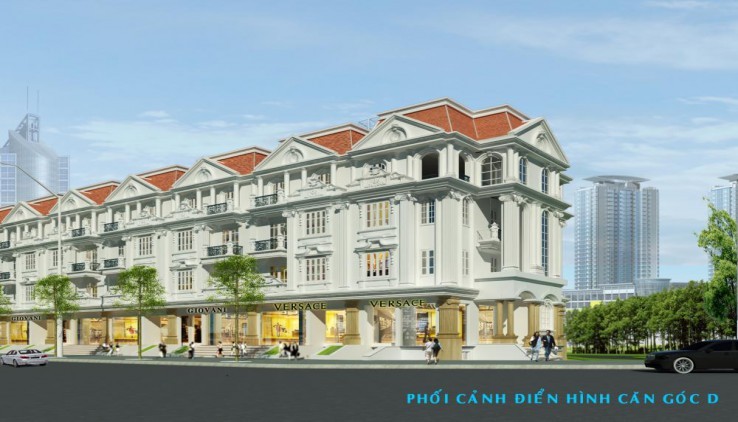 Biệt thự liền kề  KDT Thành Phố Giao Lưu, 120 m2, xây thô 5 tầng, 1 tum, khách mua tự hoàn thiện.