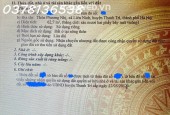 Bán 163m2 đất ( full thổ cư ) mặt tiền đường nhựa 6m, ngang 12.5m Xã Liên Ninh, Thanh Trì